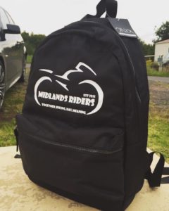 Midlands Riders Back Pack